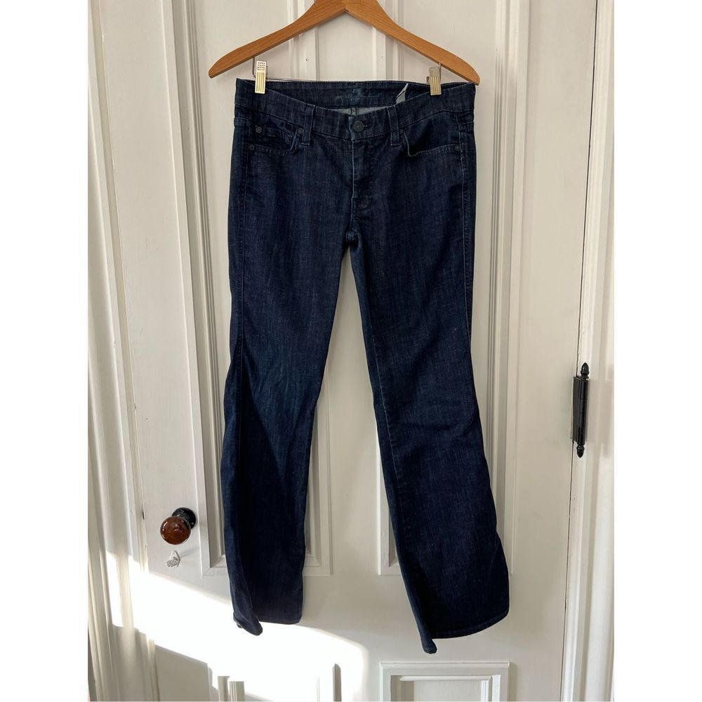 7 for all mankind dark wash exile bootcut jean 28P